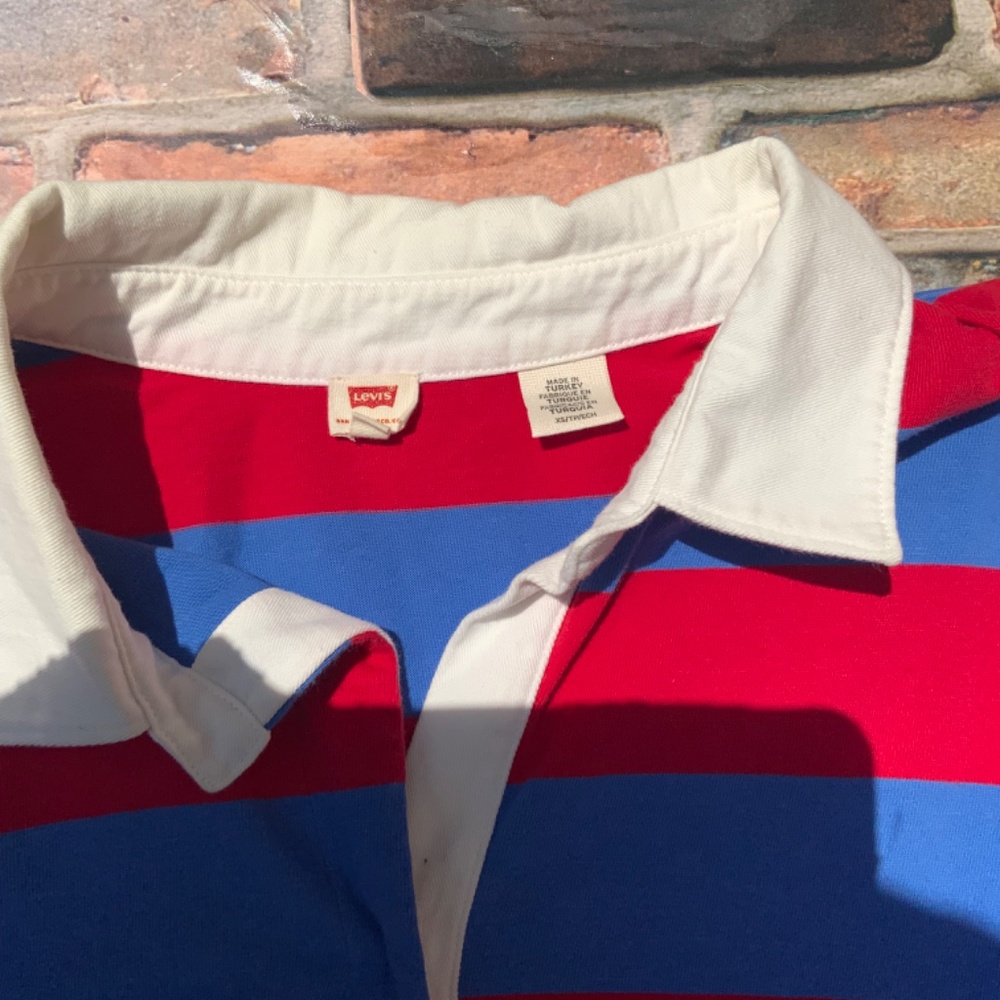 Levi’s Rudie Oversized Striped Rugby Shirt - Picture 2 of 7